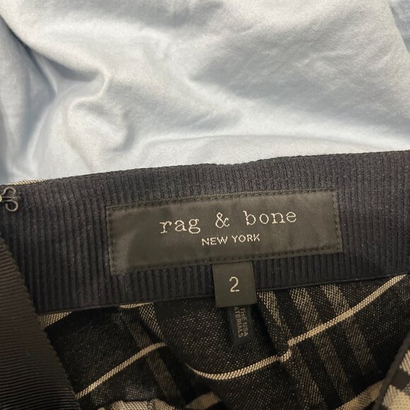 Rag & bone Simone plaid pant - Picture 4 of 4